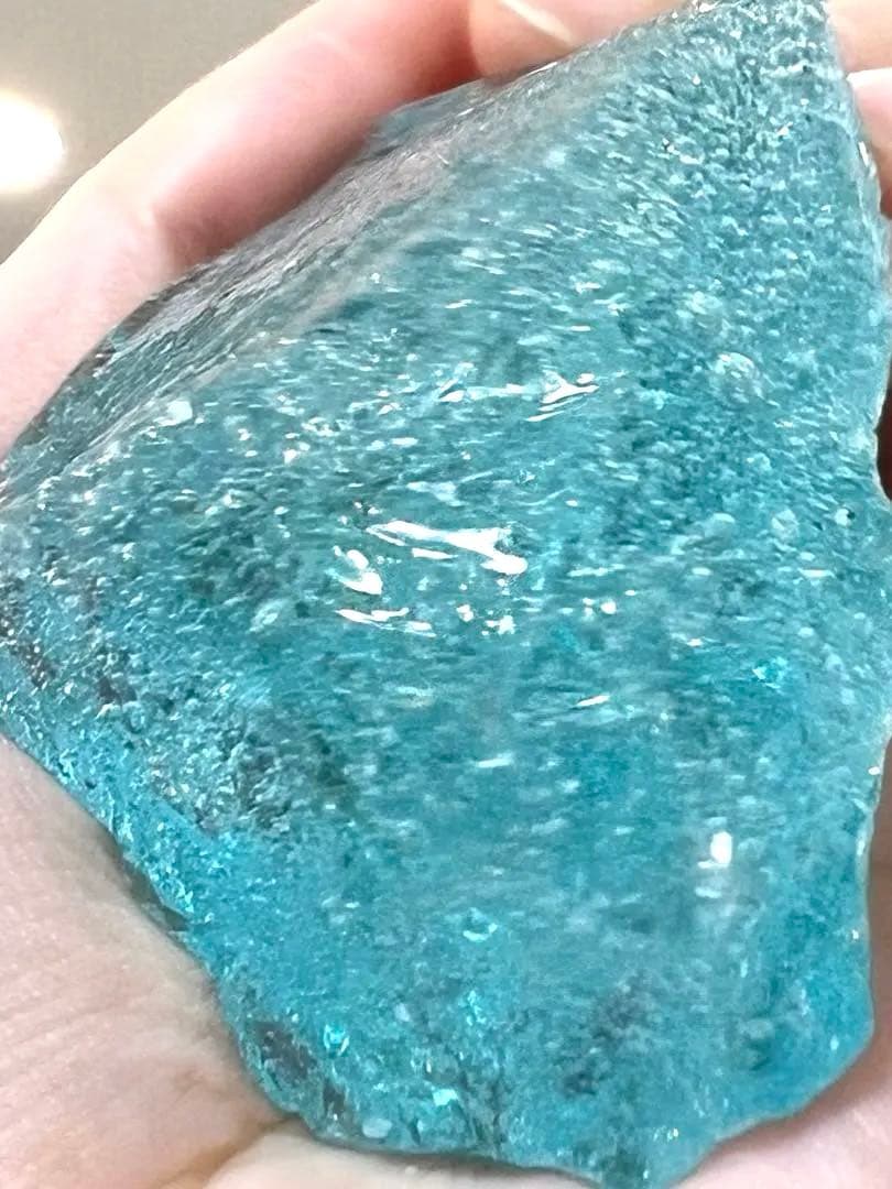 超希少美✨本物シエラネバダ産 アンダラクリスタル ✨海のアクアブルーシーフォーム