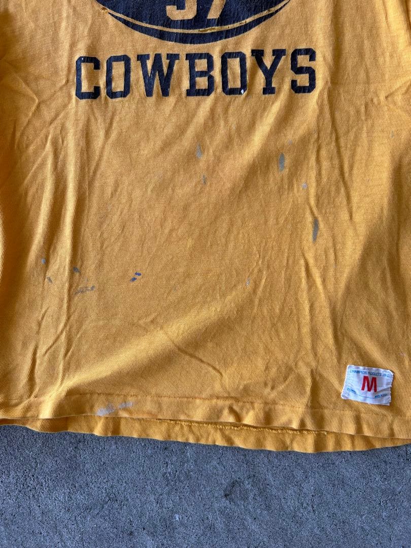 【希少】 70s ChampionフットボールTシャツ バータグ