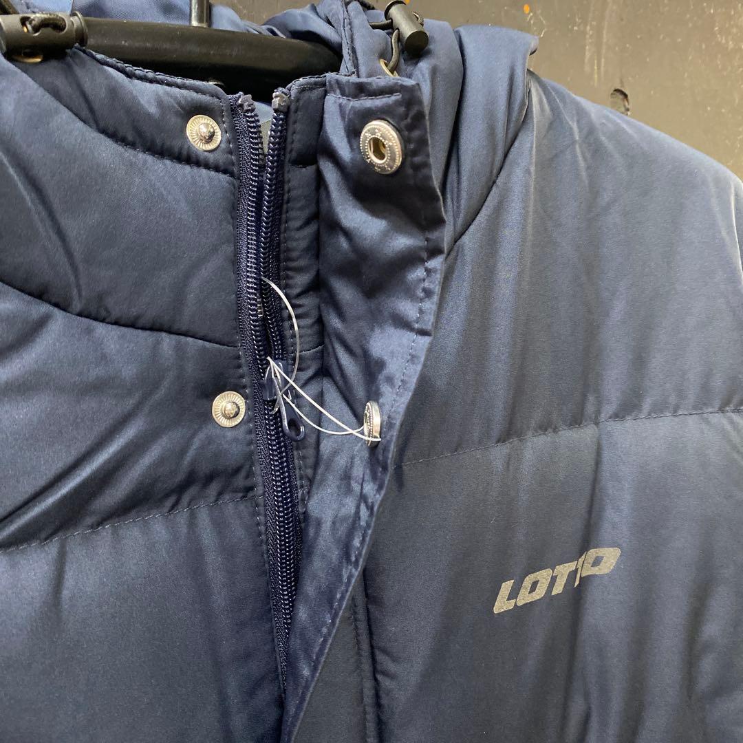 【新品】Lotto ネイビー ベンチコート L