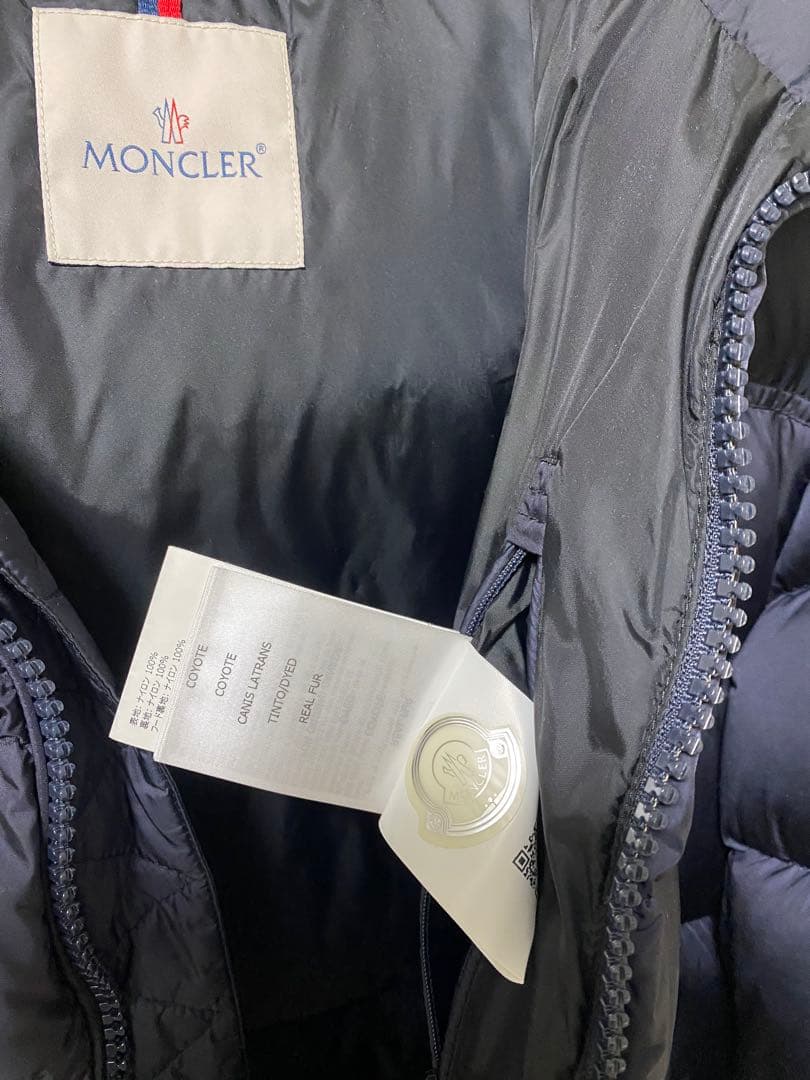 まる様　★モンクレール　CLUNY　リアルファーダウンコート