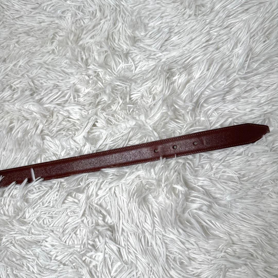 サルヴァトーレフェラガモ ガンチーニ 金金具 ベルト レザー ブラウン