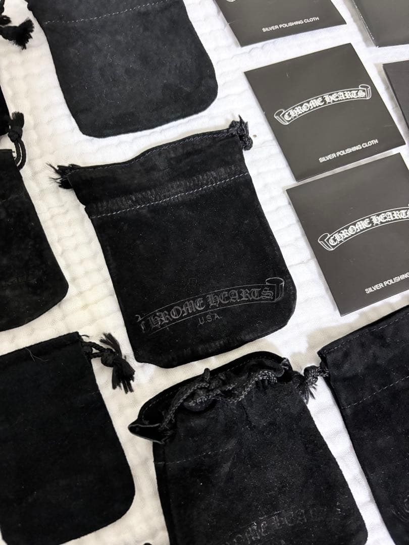 クロムハーツ　革袋31点　ポリッシュ7点