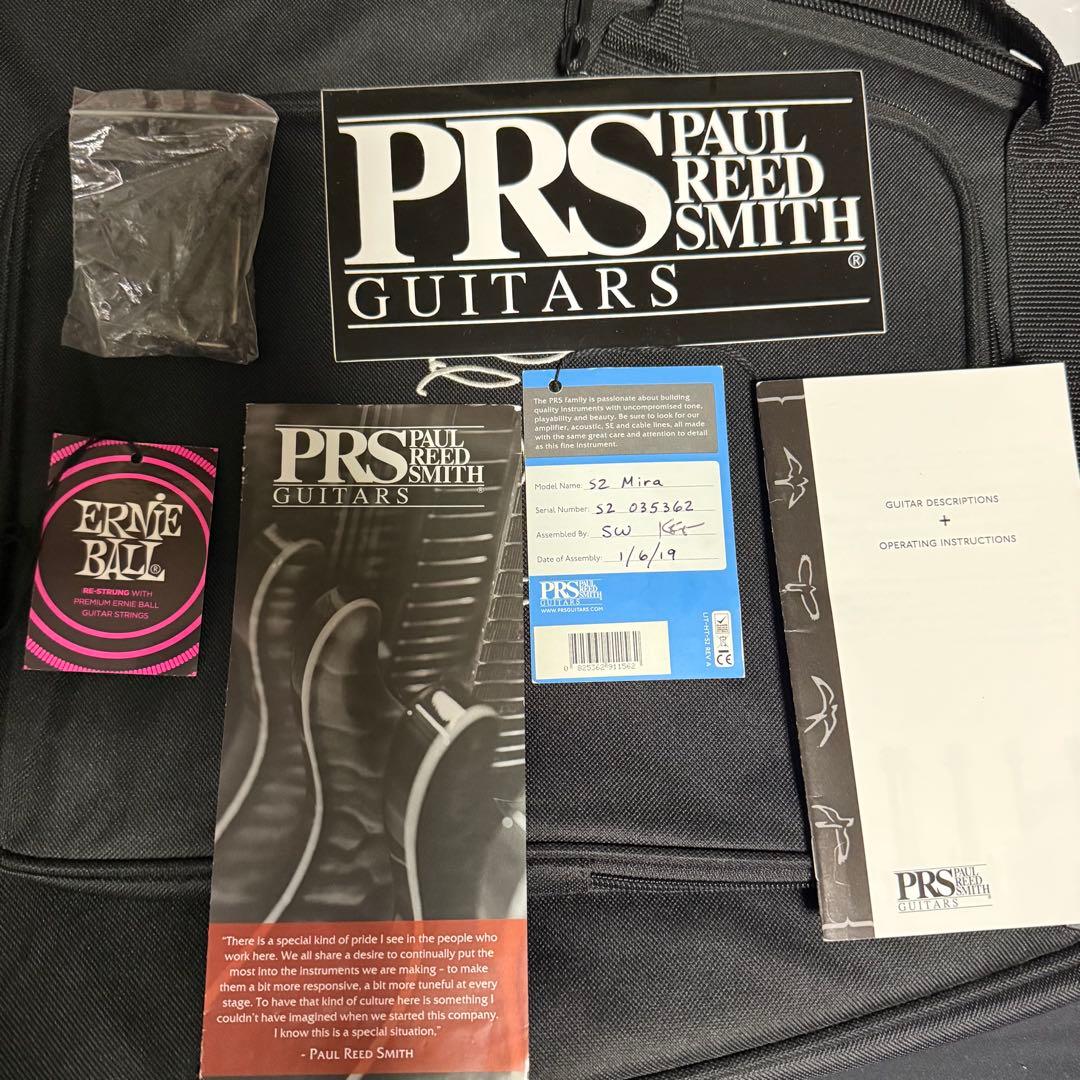 PRS S2 Mira /Tobacco Sunburst 2018年