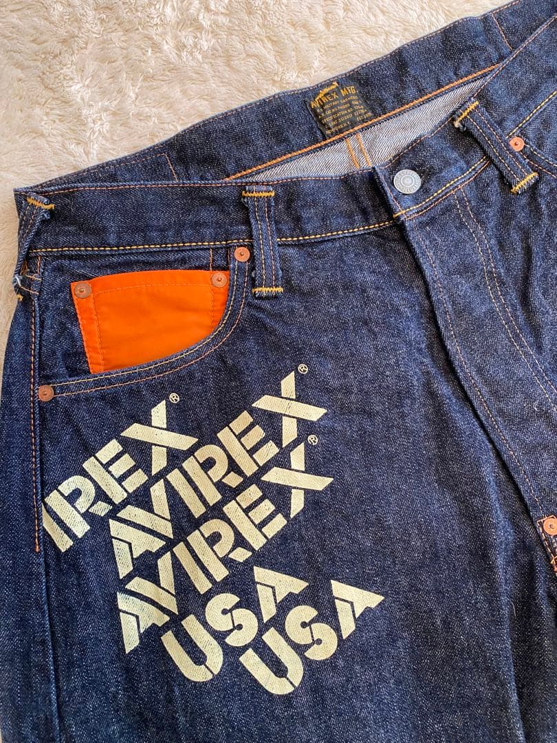 EVISU×AVIREX コラボジーンズ Lot2001 36×32