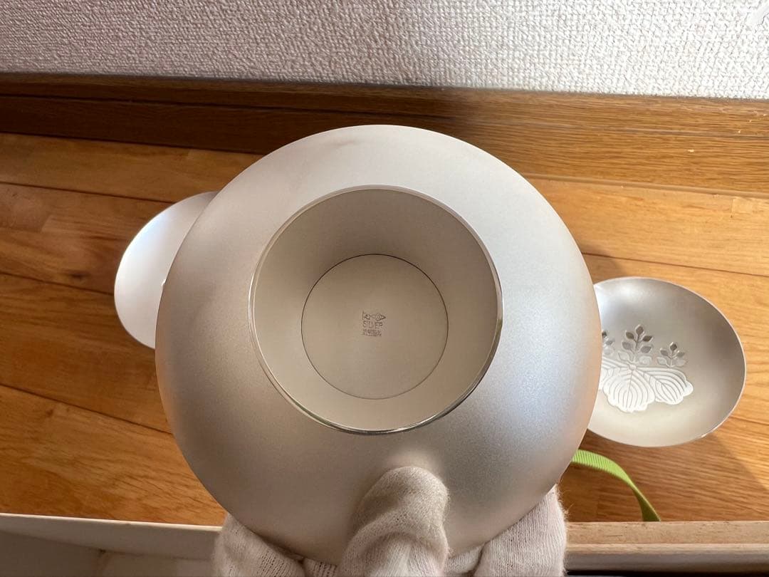 ト*モ様 純銀製 銀杯 造幣局製　内閣総理大臣 刻印有 390g silver