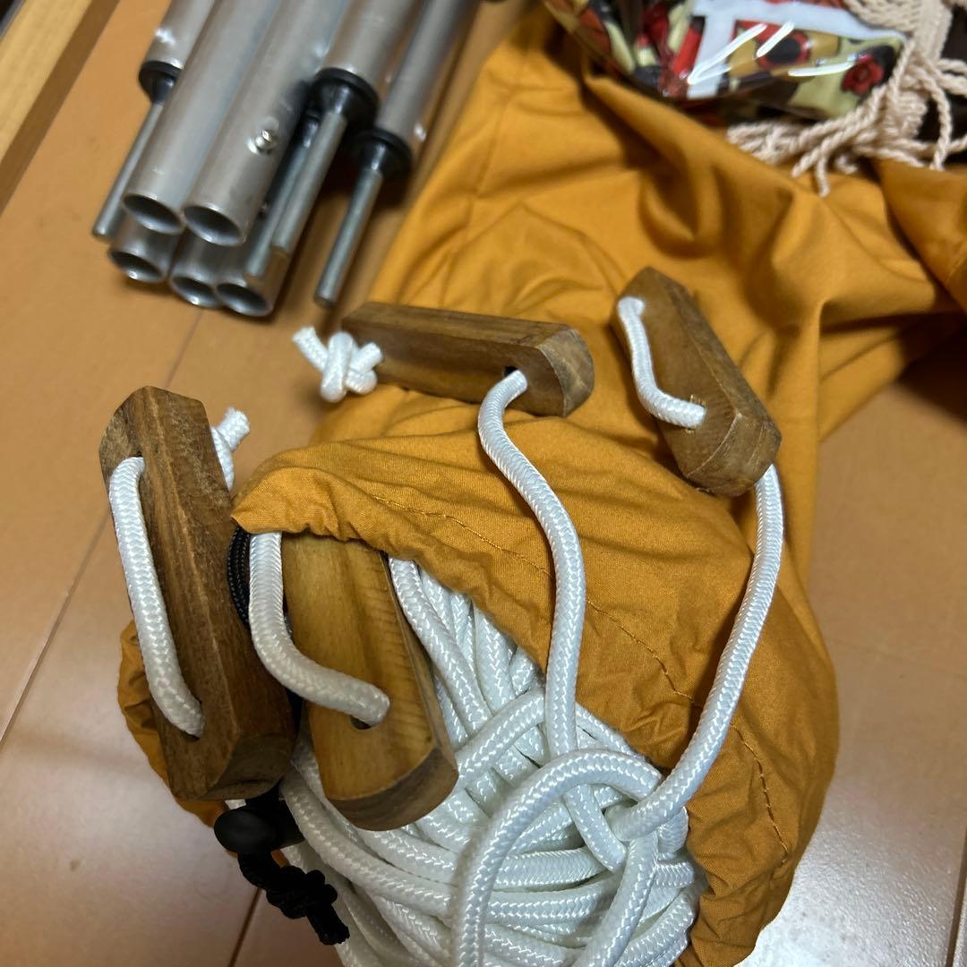 パジャマムーン　ぢんまく　窓カーテン付き陣幕