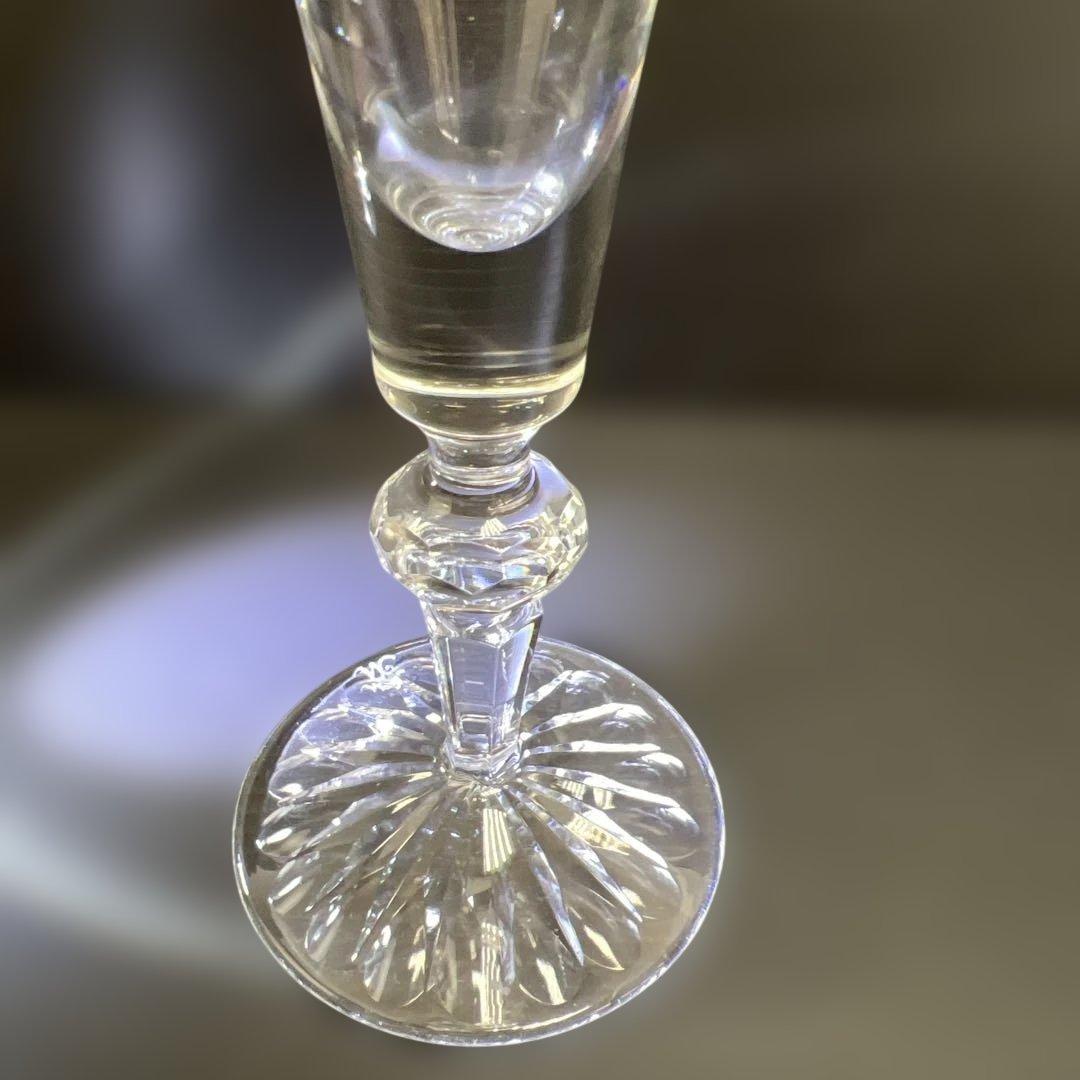 マイセン　クリスタルシャンパングラス　高さ22.5㎝　東Y7-1128☆1F