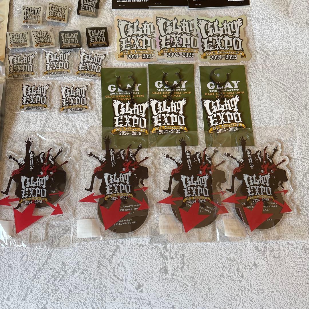 26点纏め売り：Glay EXPO 2024-2025 30周年記念 グッズ