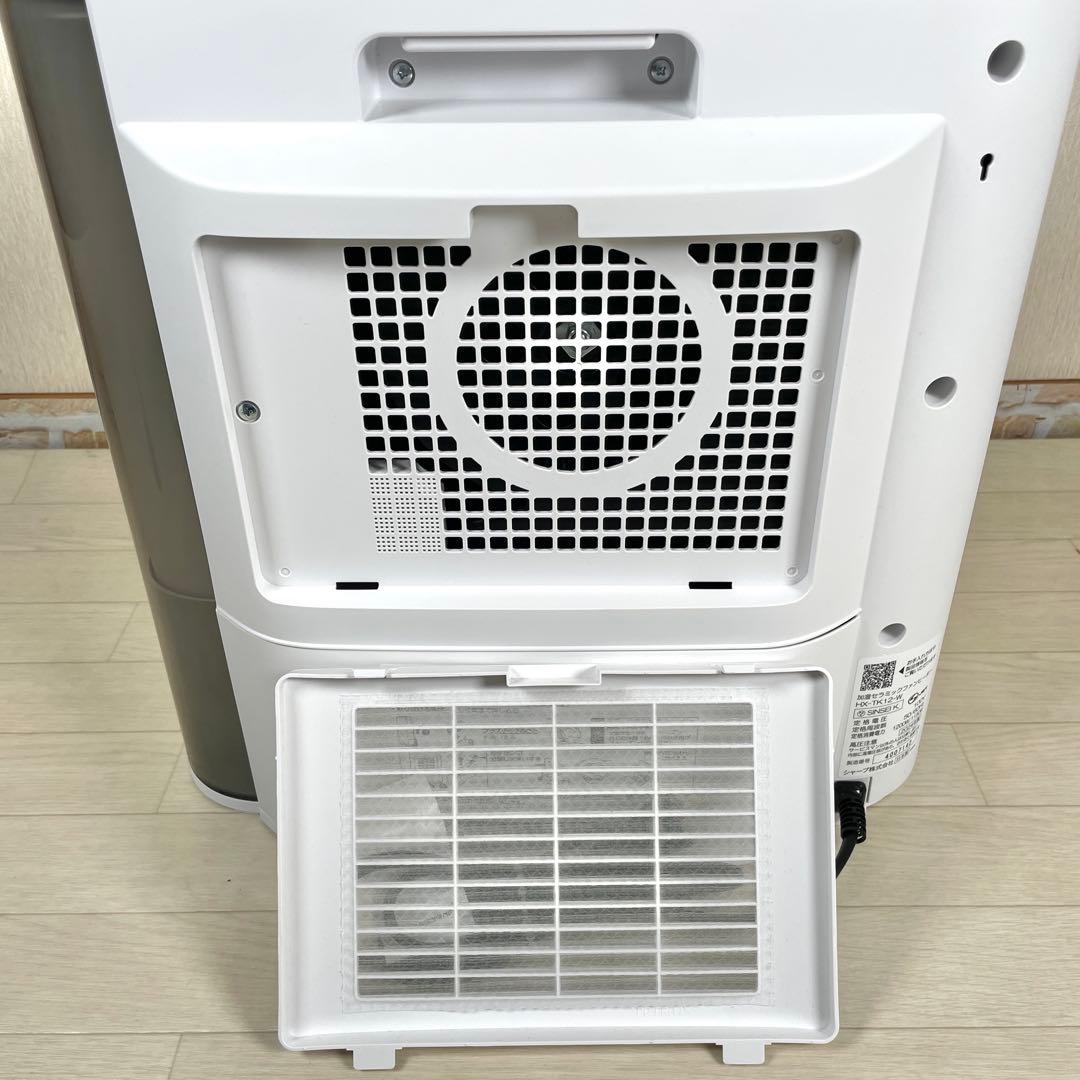 シャープ　加湿セラミックヒーター　HX-TK12-W　2024年製　暖房