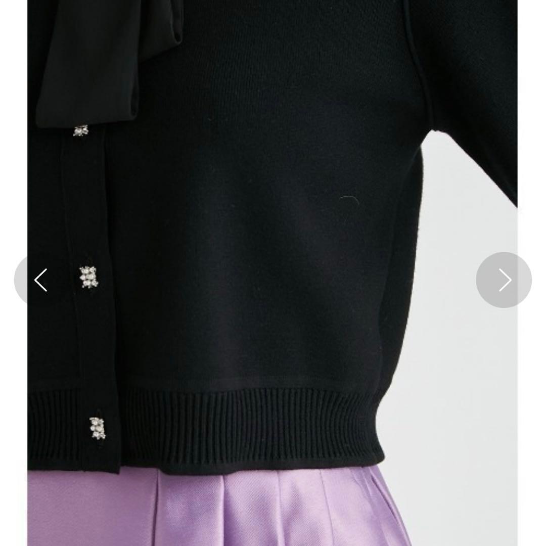 CELFORD デタッチャブル総針カーディガン　ブラック