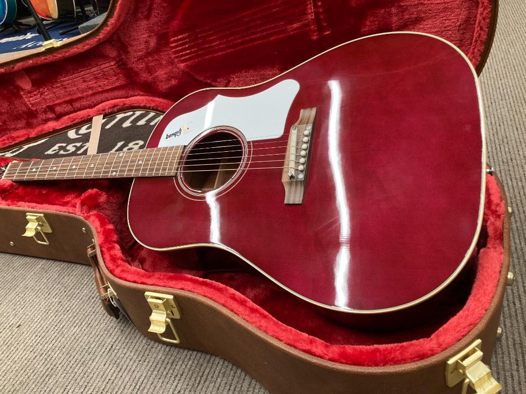 【J45_軽量】美品格安　ギブソンj-45 1960s ワインレッドカラー