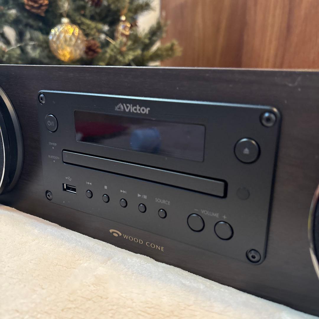 美品！Victor EX-D7 ウッドコーン　ミニコンポ　CDプレーヤー