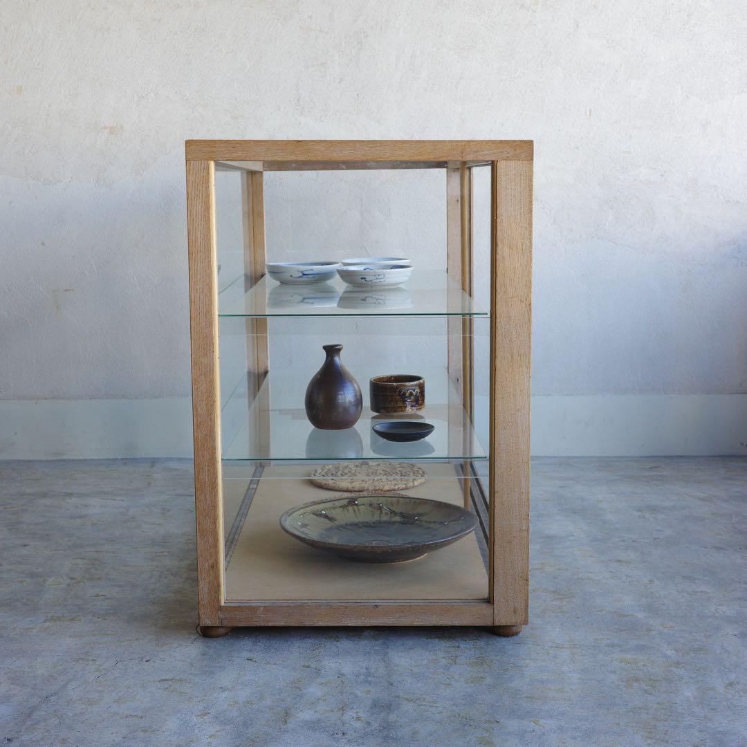 ガラスのショーケース　パンケース　ガラスケース