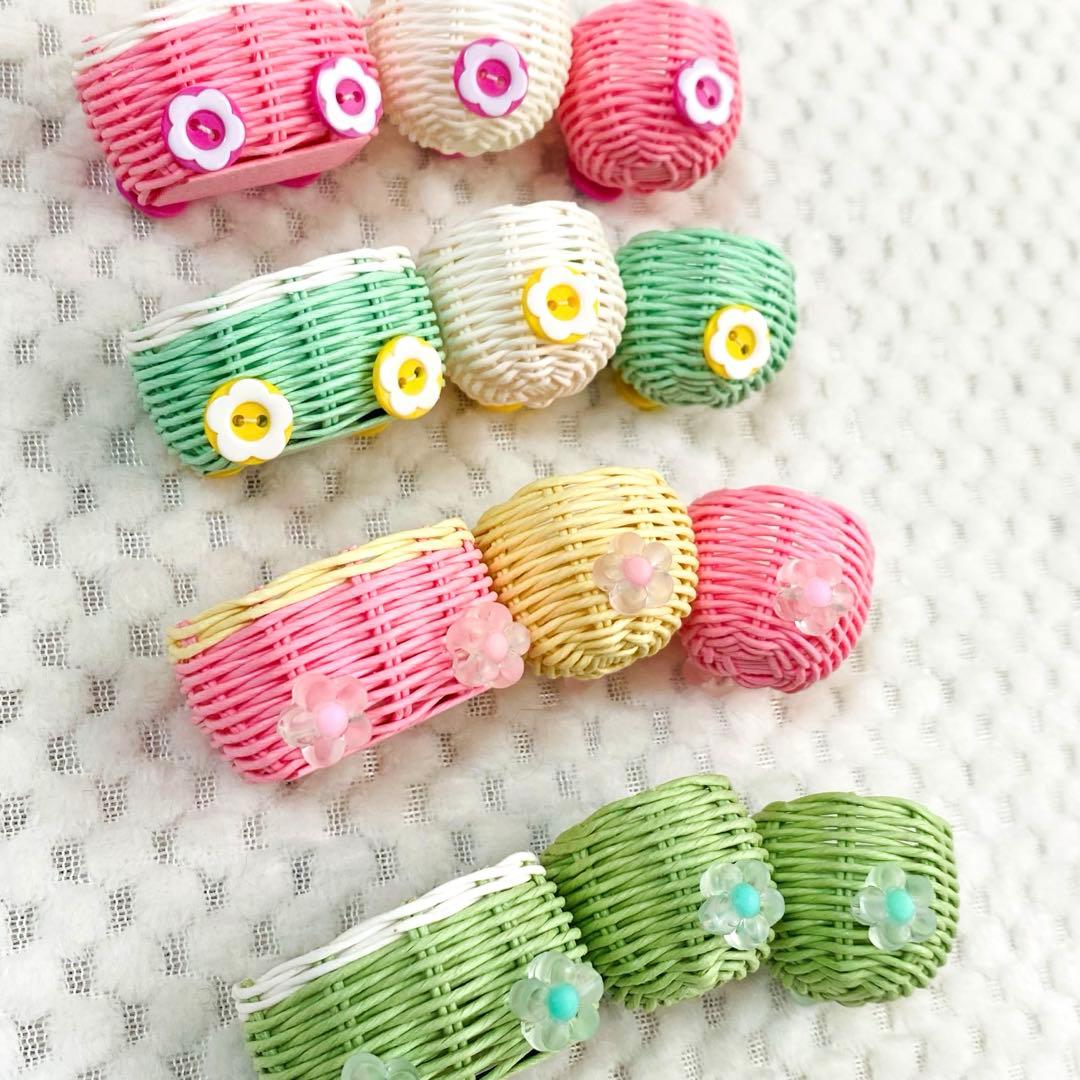 (⭐️N.T⭐️ ) TRAIN・手おしぐるま・ティーカップ・丸バスケット