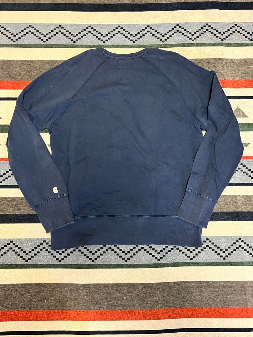 60s Champion ランタグ 復刻 リバースウィーブ スウェット 紺 XL