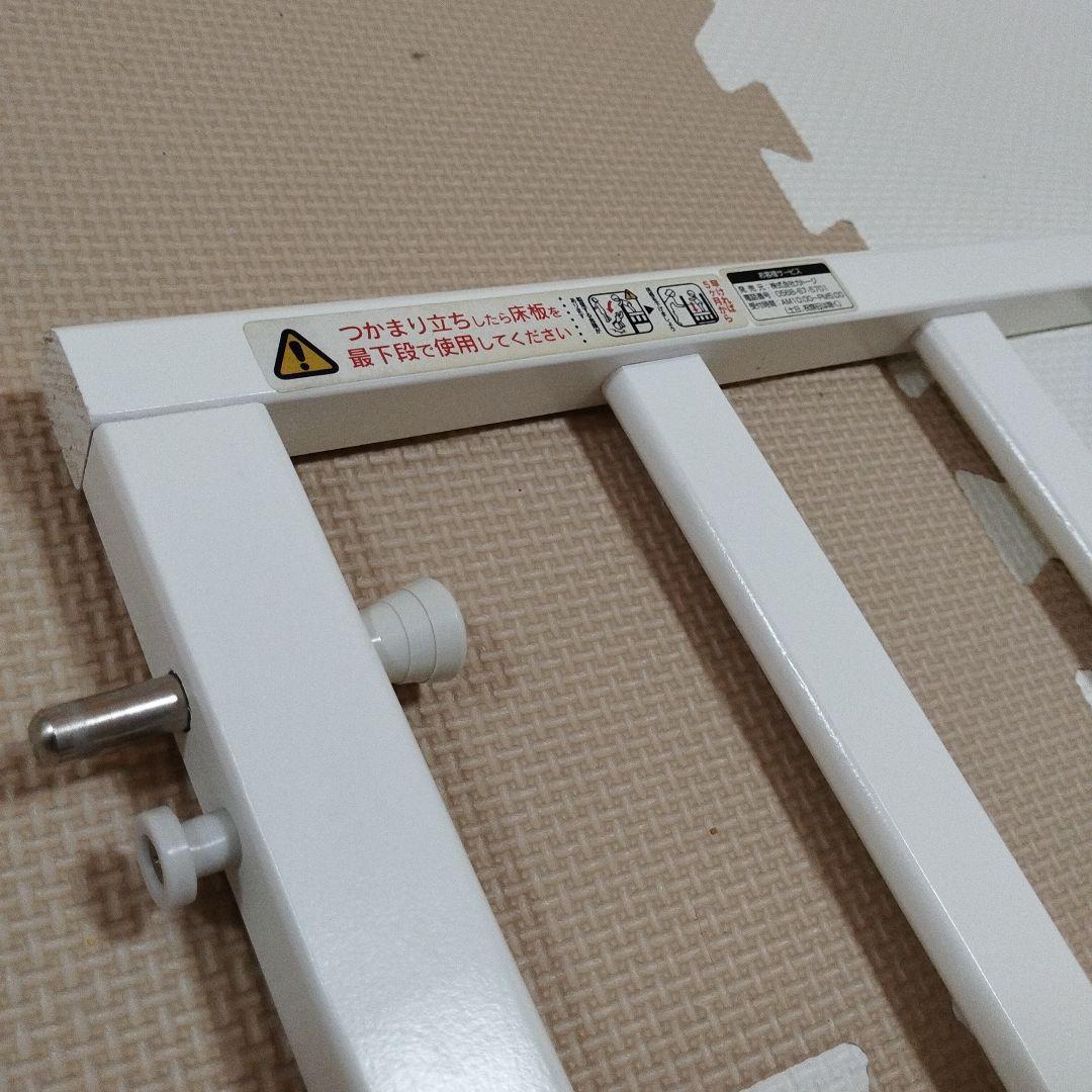 美品　KATOJI ベビーベッド ハイタイプ　レギュラーサイズ　ホワイト