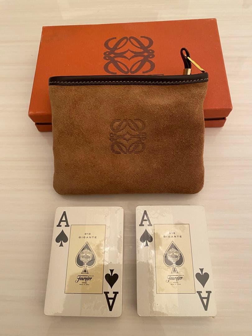 断捨離間近　希少✨　ロエベ　トランプ&ポーチセット