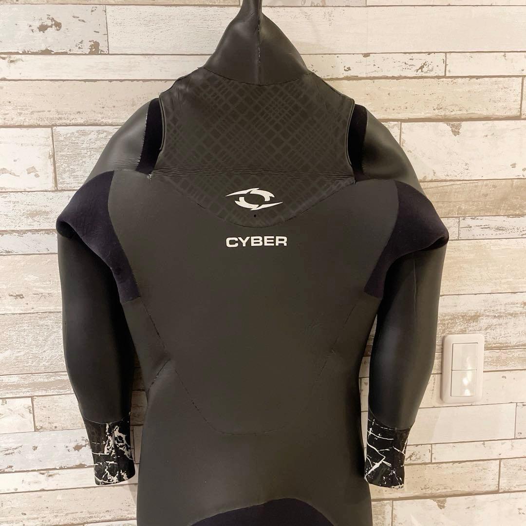 【美品CYBER 165cm 63kg】メンズM セミドライ 裏起毛 5/3ミリ