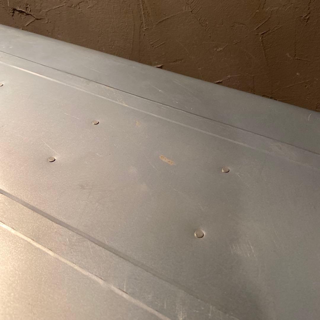 ブリキのトランクケース ヴィンテージ インテリア 収納 キャンプ L