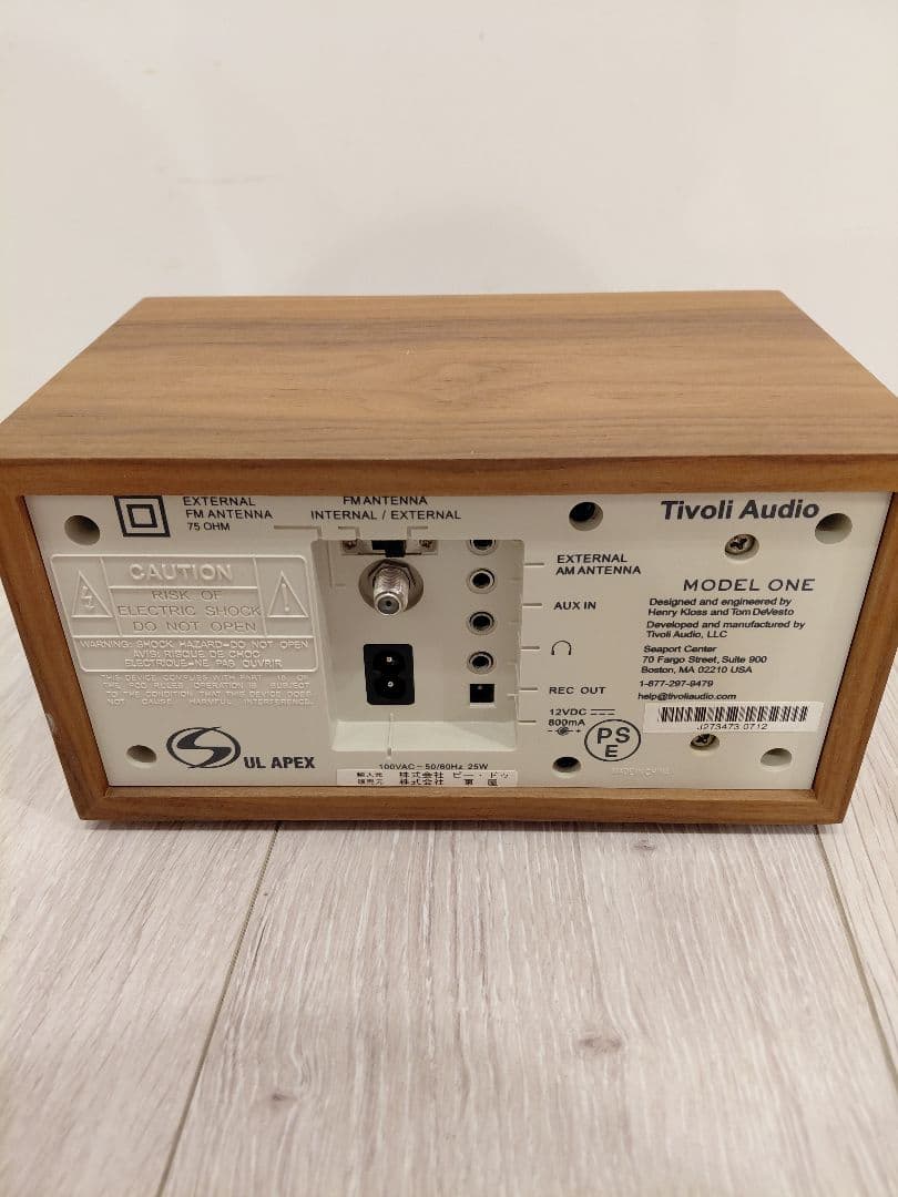 Tivoli audio model one チボリオーディオ　ラジオ　付属品付