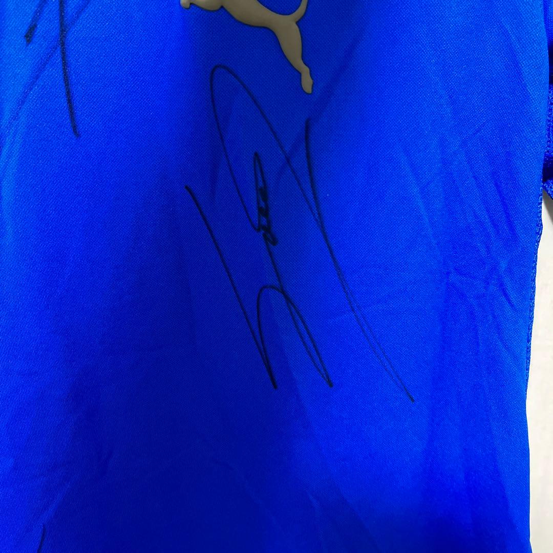 【週末値下】イタリア代表ユニフォーム　デル・ピエロ、バレージ他直筆サイン入り