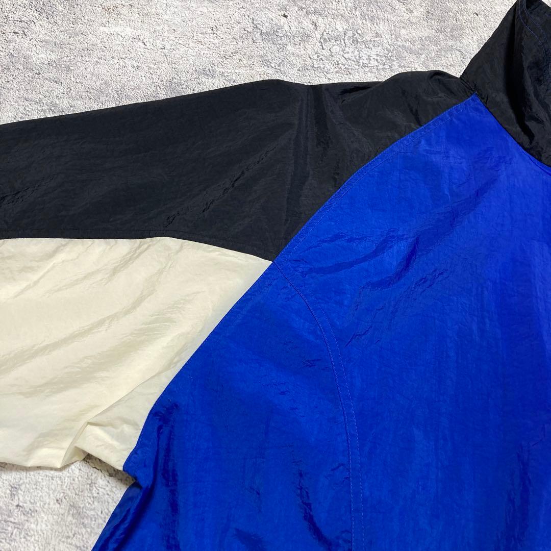 NIKE 90s 銀タグ ナイロンジャケット ビッグスウッシュロゴ XXL