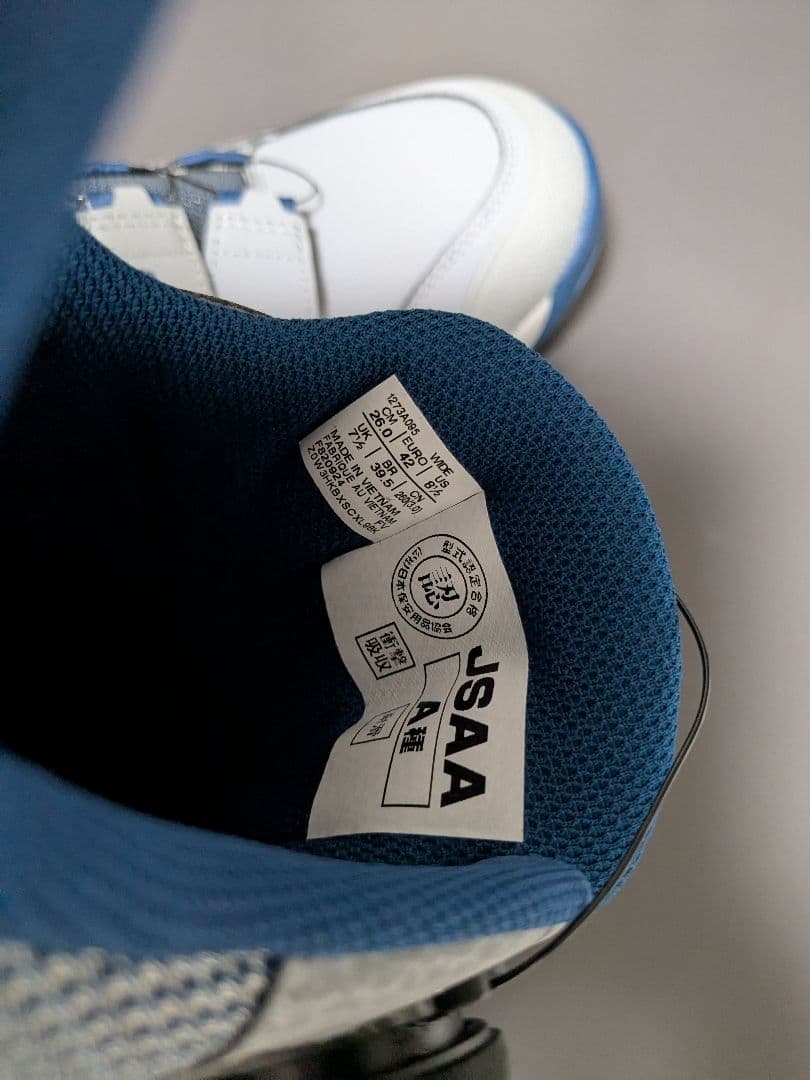 木*公様 asics BOAシステム安全靴 グレー/ブルー