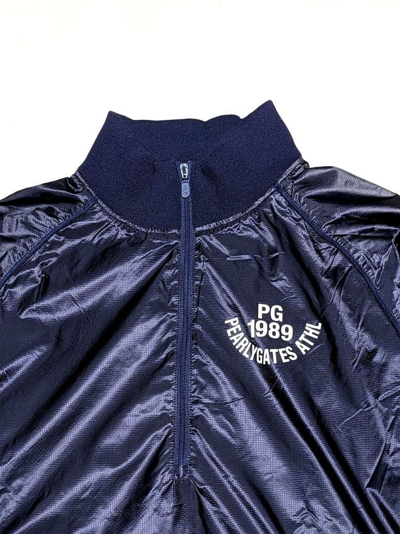 美品✨パーリーゲイツ　ハーフジップアップ　スニード　ネイビー　サイズ4