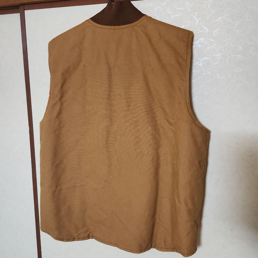 Carhartt ブラウン ダックベスト