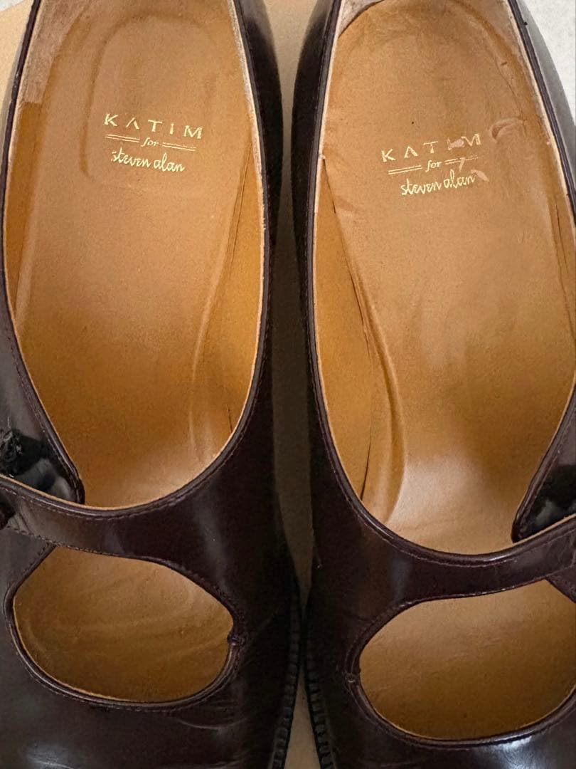 【箱、専用巾着付】katim stevenalan 別注　シューズ