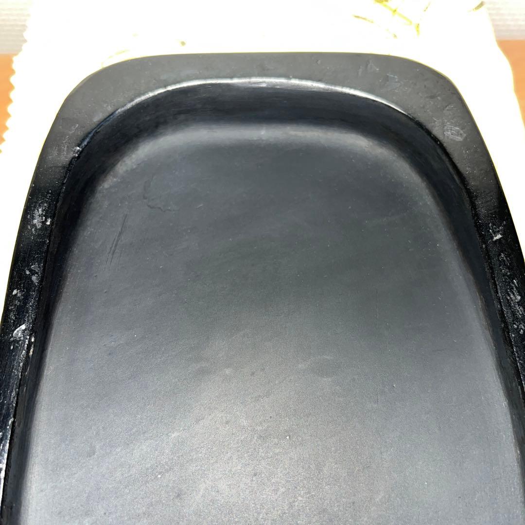 ⭕️雨畑硯　峯硯堂　名工　雨宮峯硯　新品美品　天然硯　四六寸大