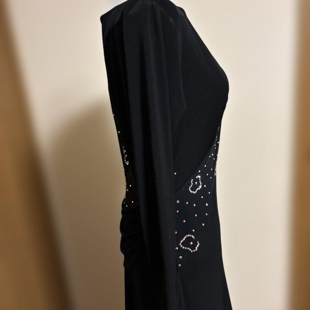 最終クリスマスSALE22222-15000チャコット　M 社交ダンスドレス