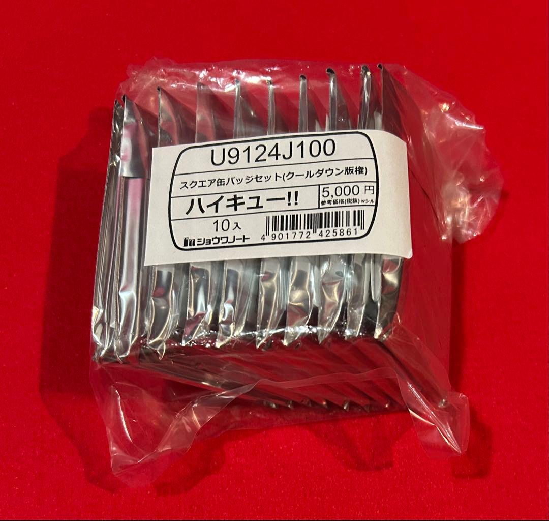 セブンネット限定 ハイキュー！！ スクエア缶バッジ クールダウン