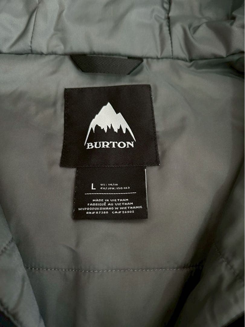 バートンBurton子供用スノーボードウェアセット（ジャケット・パンツ）サイズL