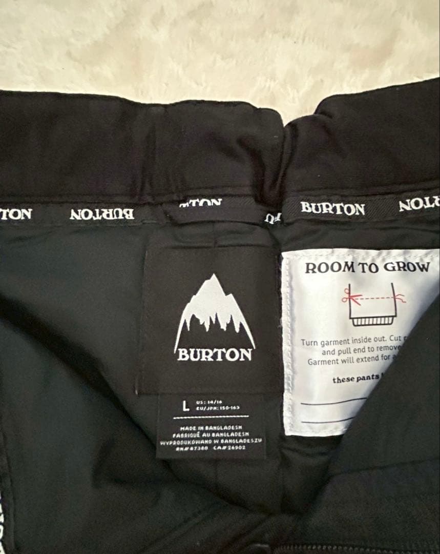 バートンBurton子供用スノーボードウェアセット（ジャケット・パンツ）サイズL