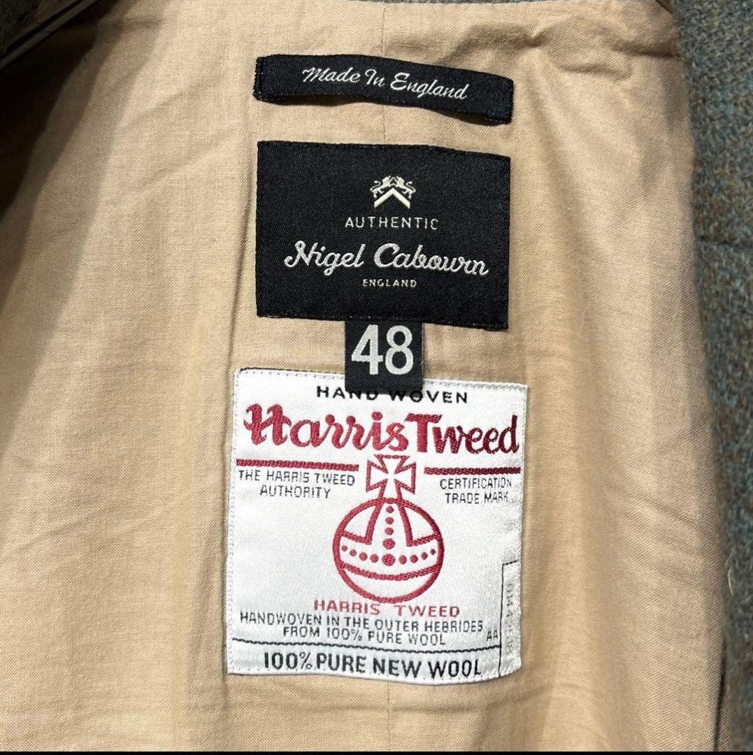 ナイジェルケーボン × ハリスツイード マロリーベスト 英国製 ウール 48