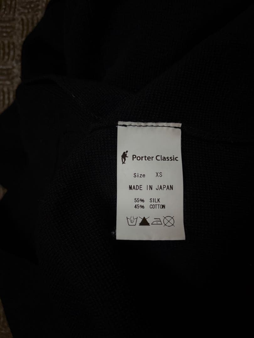 トップス P.C SILK KNIT POLO COMLI PORTER CLASSIC