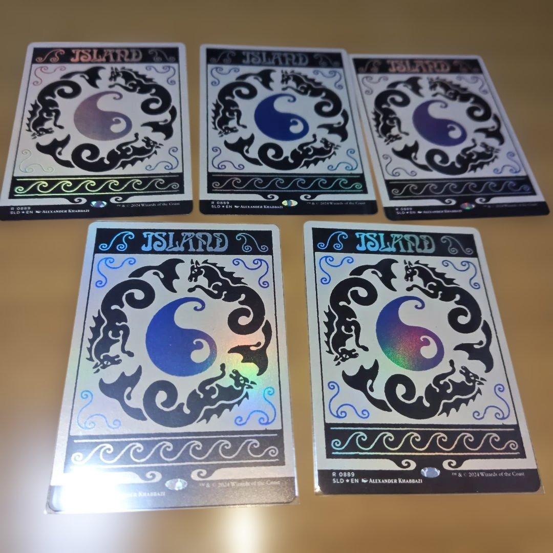 島 Secret Lair SLD foil 英語 5枚セット