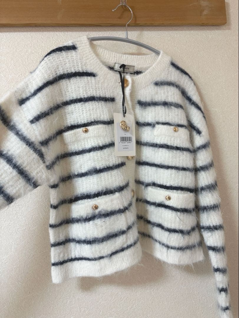 polaura シャギーニットカーディガン 美品