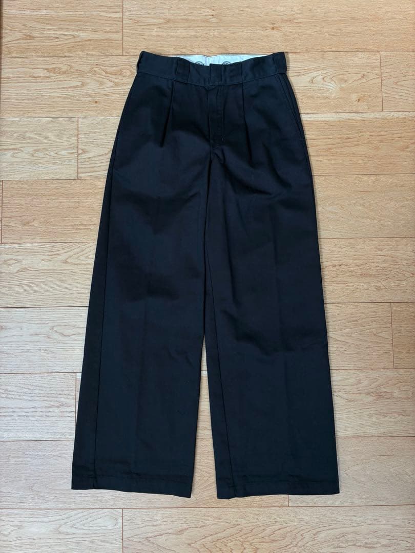 美品ok.soon.×dickies wide chino pants黒S