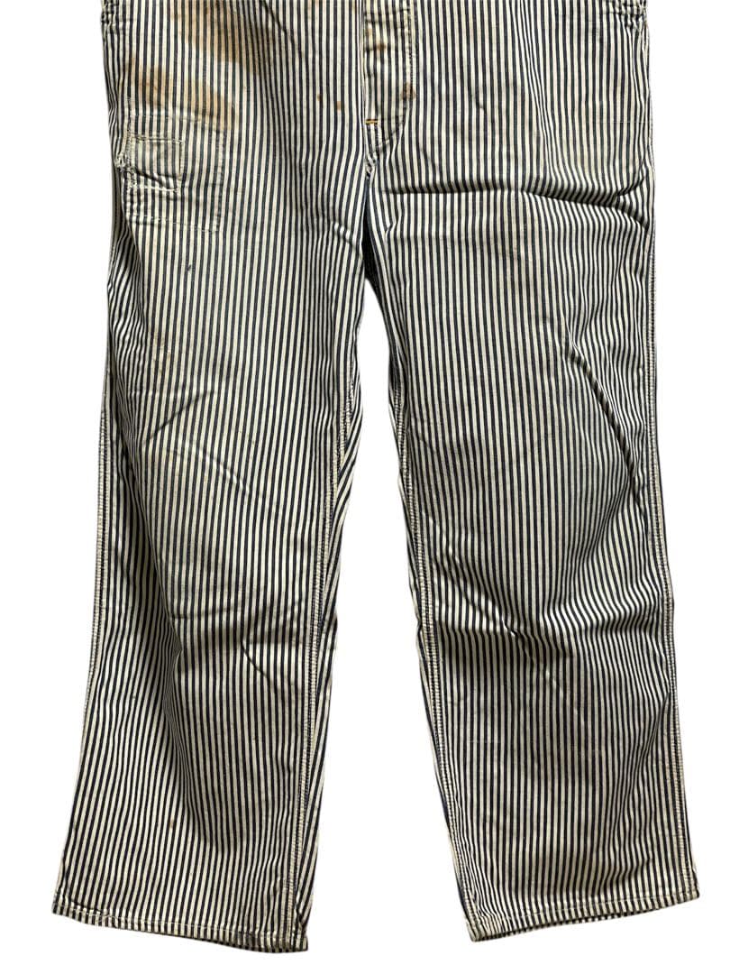 50s キャントバステム オーバーオール ヒッコリー W94cm ゴールド 左向