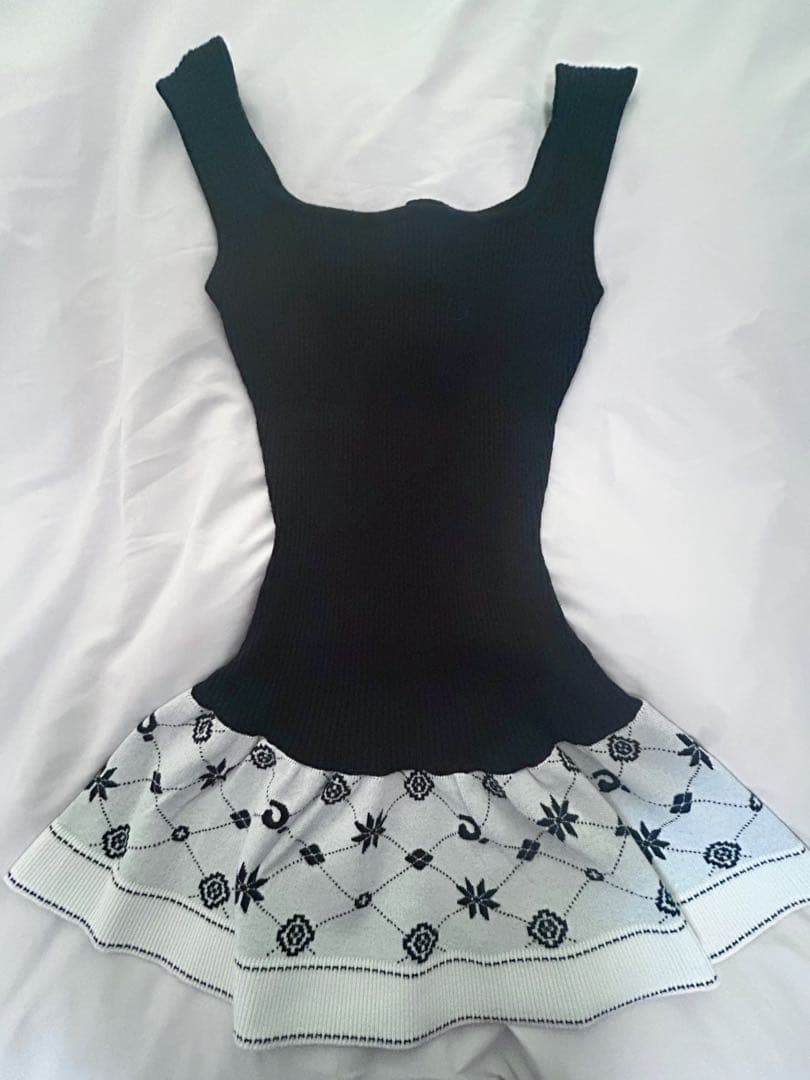 Darich アンサンブルスノーロゴニットミニワンピース