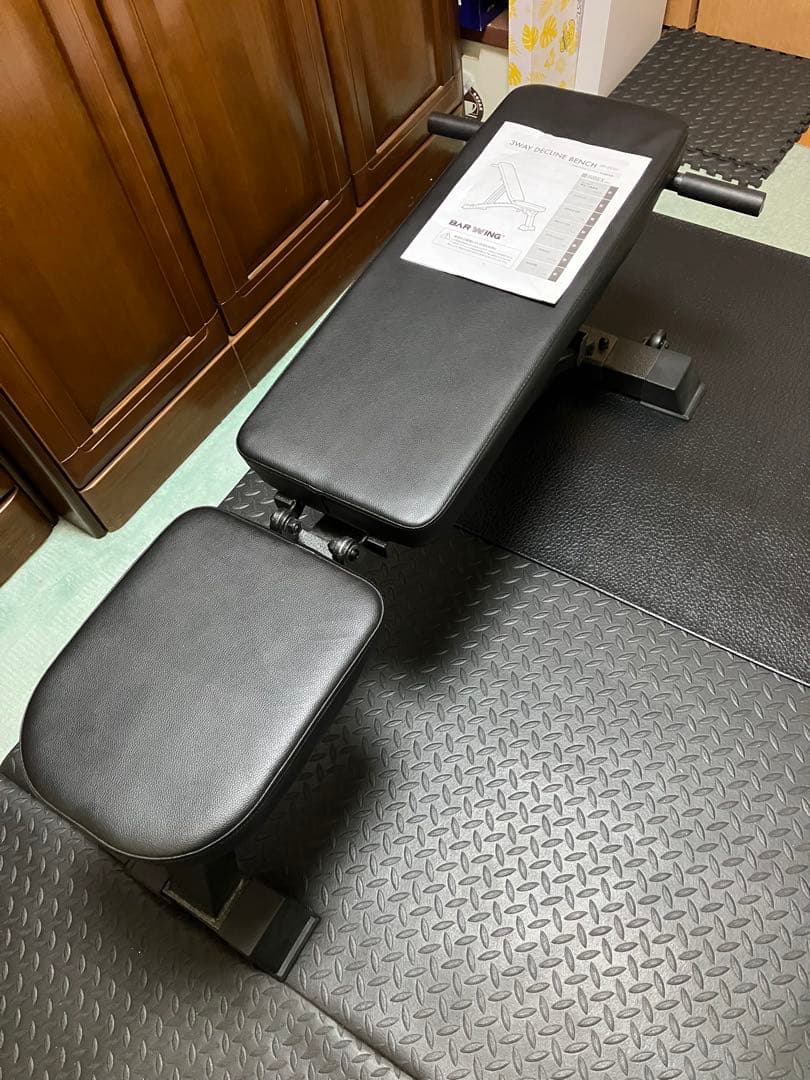 イノツテ様BARWINGインクラインベンチ　船橋市お引き取り