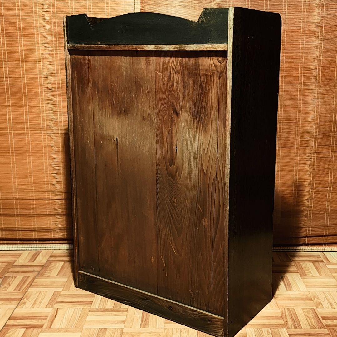 木製棚　食器棚　オープンラック　昭和レトロ　古家具