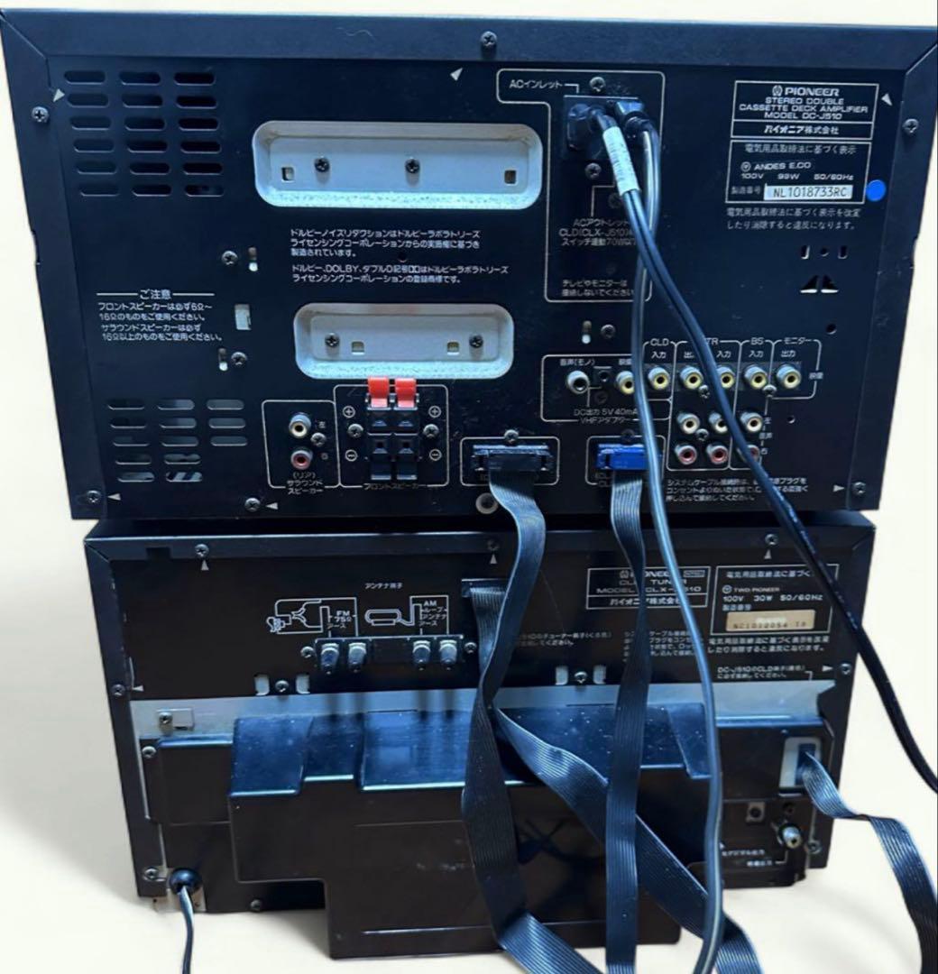 PIONEER DC-J510 DLX-J510 カセット LD システムコンポ