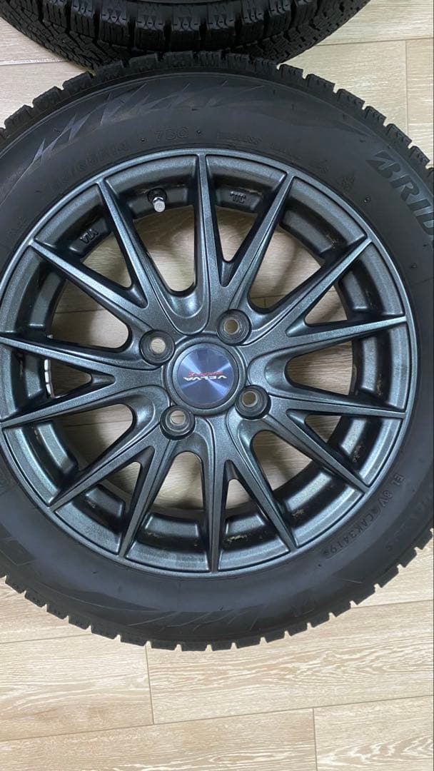 タカちゃん 様155／65／14 VRX2タイヤ ホイールセット　2本