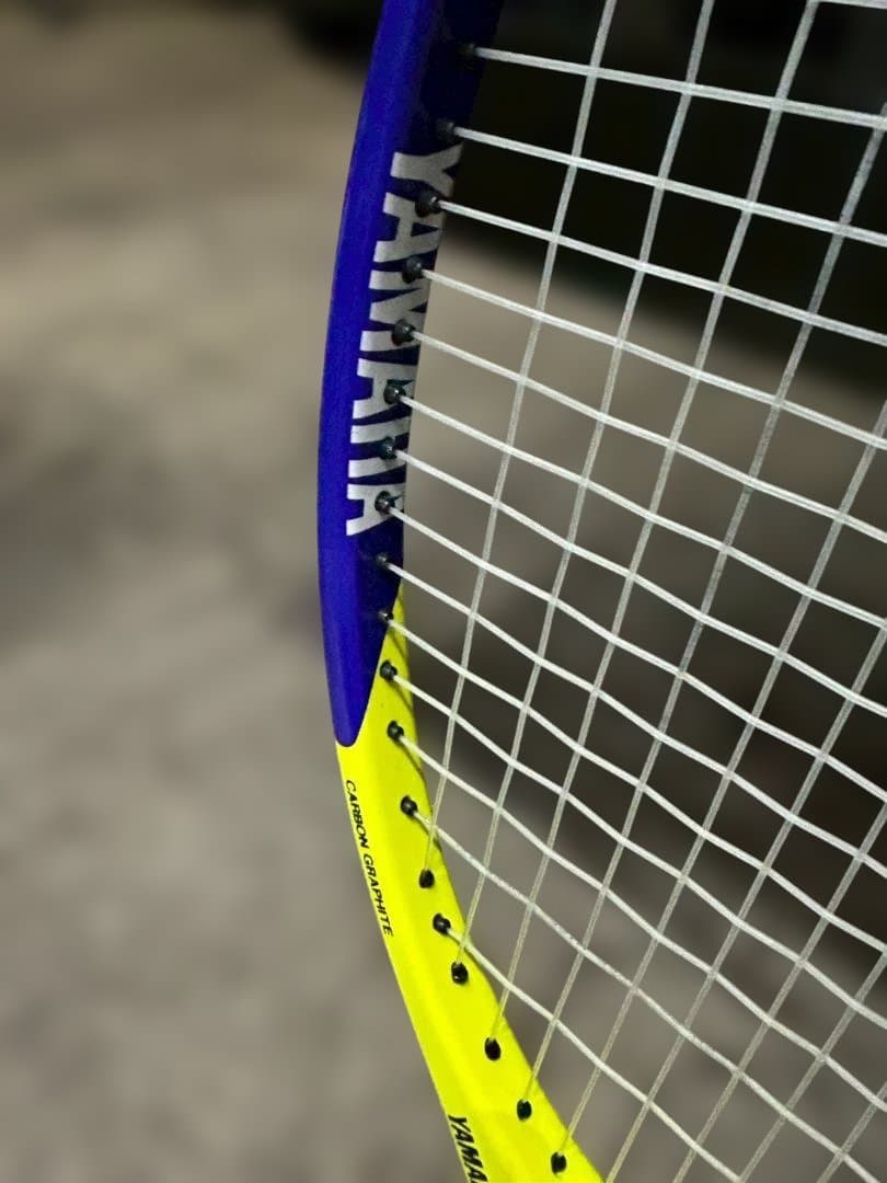 売切り レア品 蛍光黄緑？黄色？　YAMAHA EX-110 硬式テニスラケット