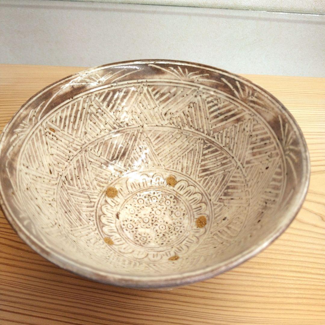 茶道具　期間限定大特価　三島写茶碗(松古窯　佐久間勝山)鵬雲斎大宗匠御書付