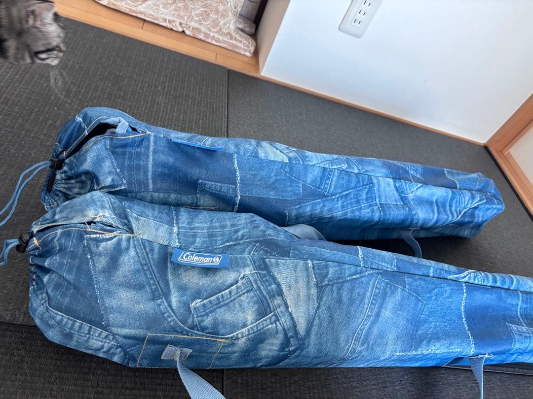 コールマン　チェア　インディゴ　二脚