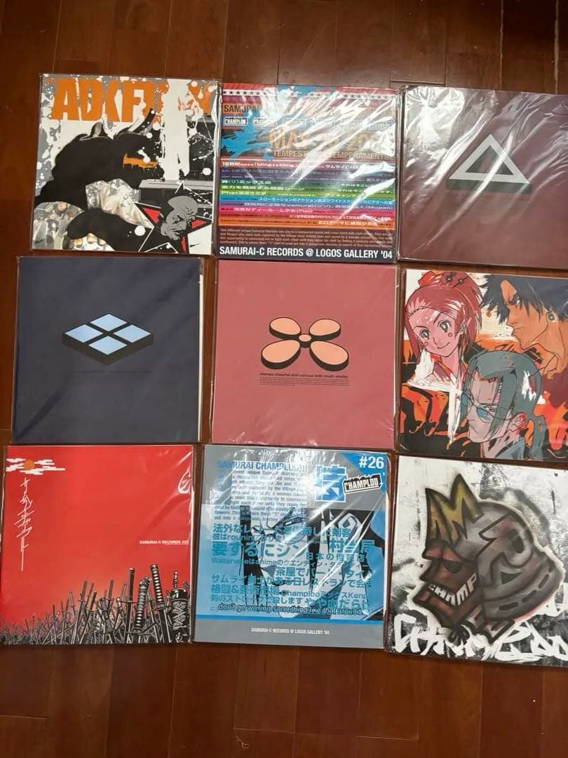 サムライチャンプルー 架空レコード ジャケット40枚コンプリート